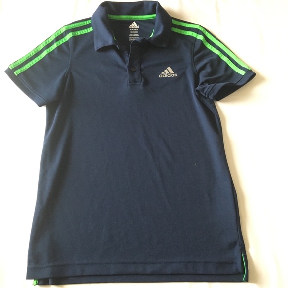 Adidas Short Sleeve Athletic Polo Shirt YMD - Picture 8 of 8